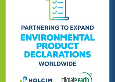 Holcim & Climate Earth Partner to Expand EPDs Worldwide