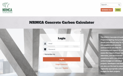 Powered by Climate Earth, NRMCA®’s newly released Carbon Concrete Calculator™ gives Ready Mix producers a simple and efficient way to optimize carbon for any project
